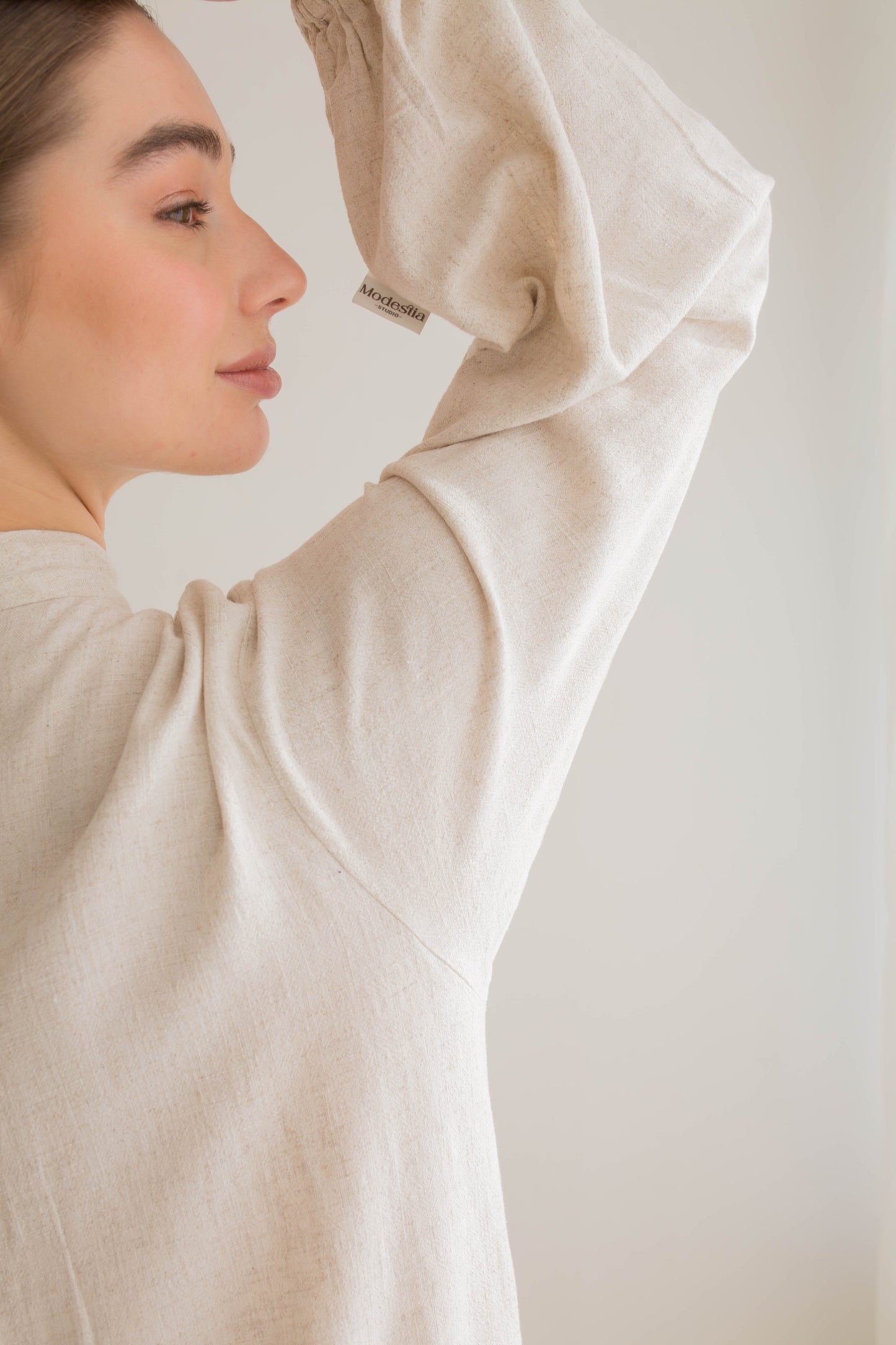 Soft Beige Abaya