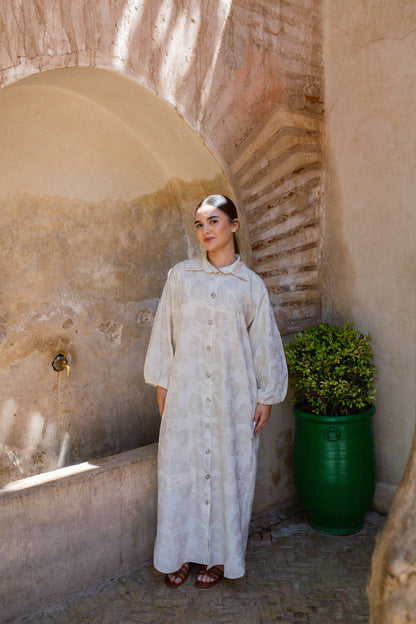 Jardin maxi blousejurk